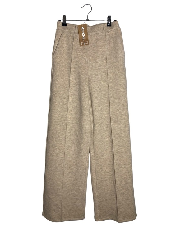 OGL Pants - OGL Heather Morganite FuzzLuxe High Waisted Straight Leg Pull On Pant